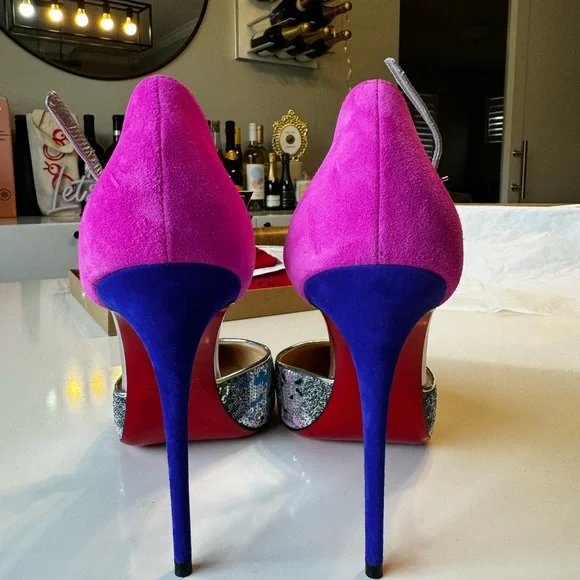 Christian Louboutin hard to find Panill Splash 100. Size 40. Only worn once. - Picture 4 of 9